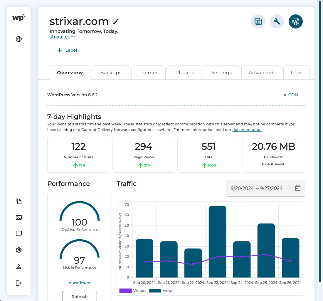 WP Squared - Premium Managed WordPress on cPanel | WebHostingM